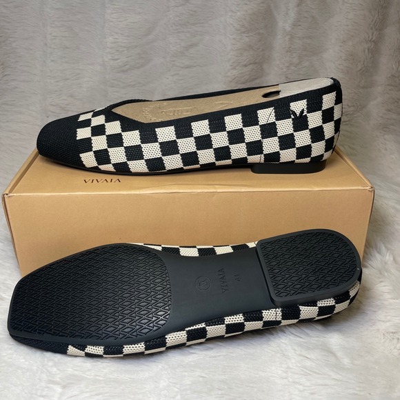 VIVAIA Square-Toe V-Cut Flats (Margot™ 2.0) EU 41 / US 9.5 - Picture 8 of 10